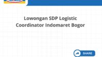 Lowongan SDP Logistic Coordinator Indomaret Bogor Lowongan SDP Logistic Coordinator Indomaret Bogor